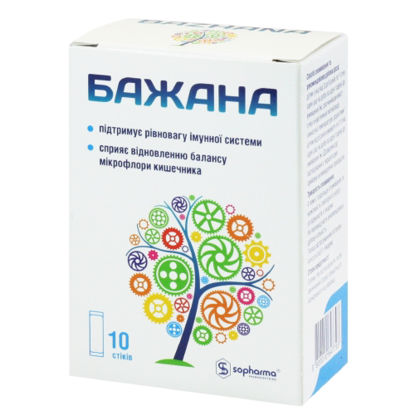 Світлина Бажана 10 саше по 10 стіків